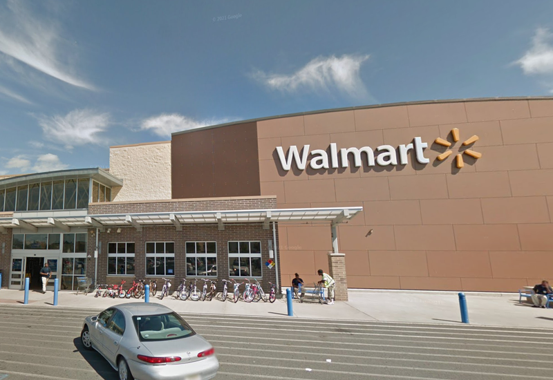 The Walmart store at the Bayonne Crossing shopping center