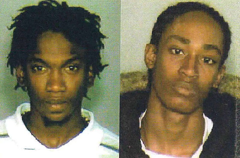 The NYPD pressured a witness to identify Sheldon Thomas (left) as a participant in a 2004 shooting in order to arrest Sheldon Thomas (right), according to an investigation by the Brooklyn District Attorney's Office. After the deception was revealed, a judge allowed prosecution to proceed on the grounds that the two men looked similar.