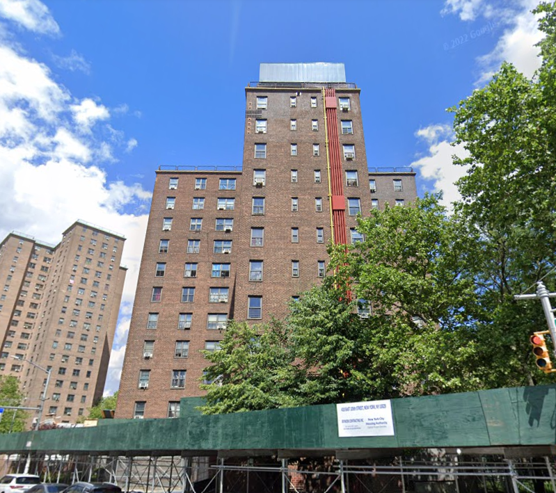 The NYCHA East River Houses, where a worker was found stabbed to death in January.