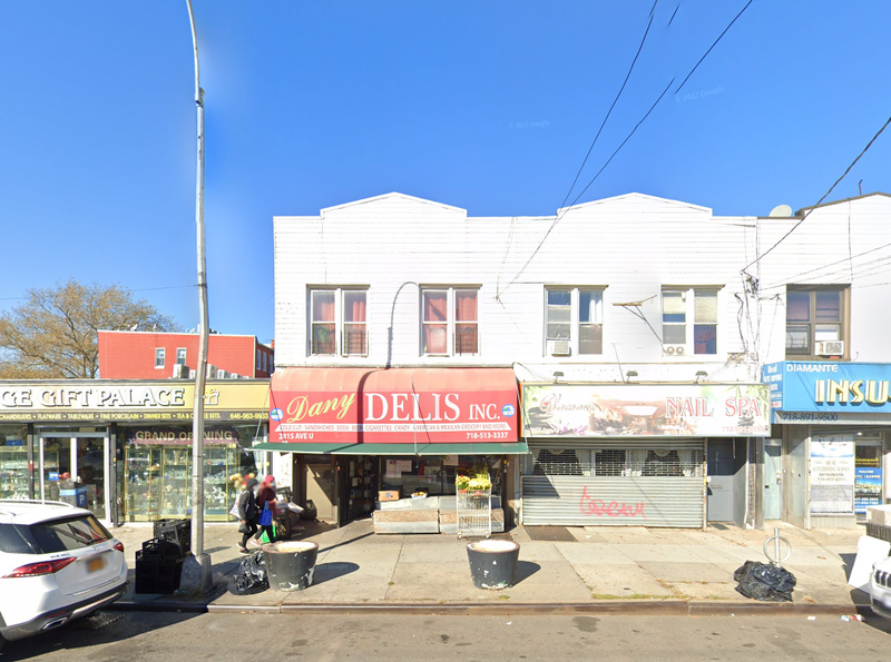A man was gunned down outside Dany Delis on Avenue U in Sheepshead Bay on Sunday night
