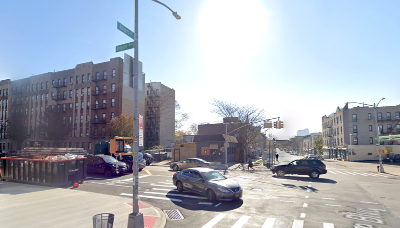 A man was shot in the buttocks aboard a B44 bus in Crown Heights on Tuesday night