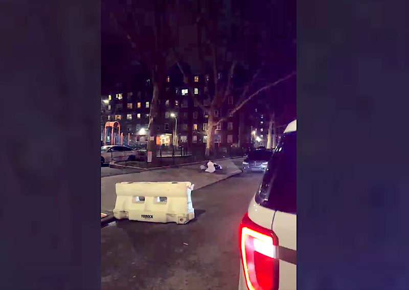 Police investigated at 21st Street and 35th Avenue in Astoria on Tuesday night after a man was found dead in his apartment at the Ravenswood Houses