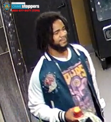 Security cameras captured images of the suspect.