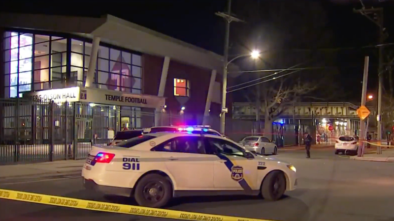 Early Sunday morning, four people were shot near the intersection of Diamond and North 10th streets, close to the offices for Temple University’s football team.