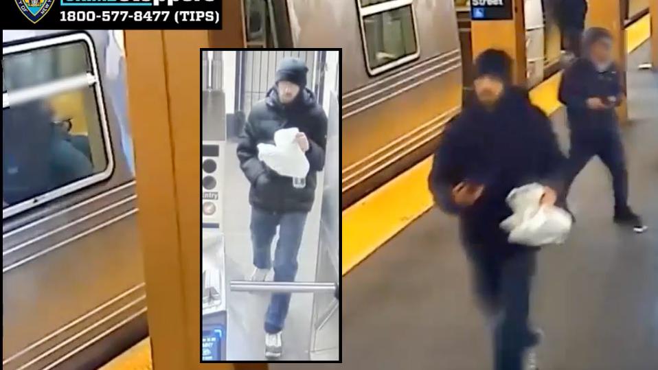 Man is pushed into side of moving train unprovoked, left bleeding on Brooklyn platform