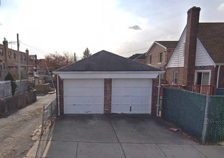 The driver crashed into a garage on 46th Avenue in Auburndale on Tuesday evening