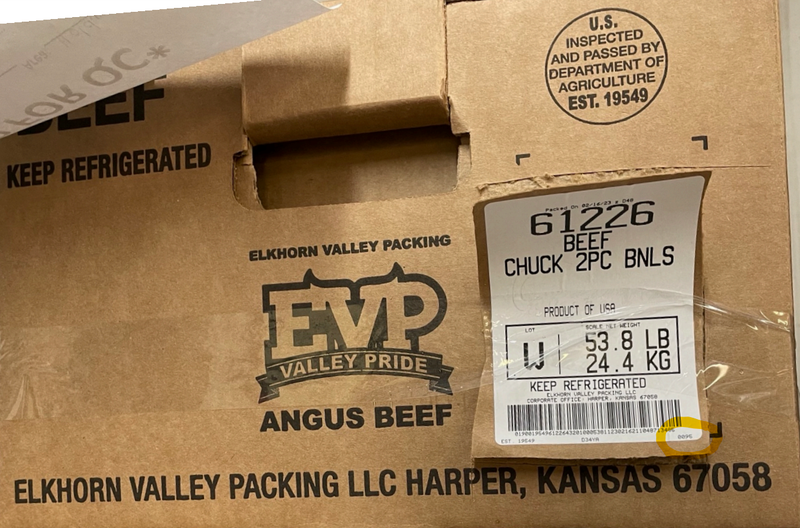 An example of one of the infected packages.