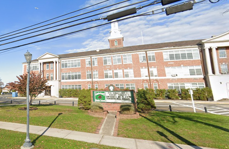 Lindenhurst Middle School on Long Island