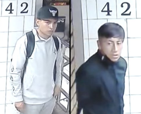 Security cameras captured images of the suspects.
