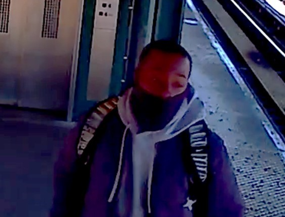 Security cameras captured images of the suspect.