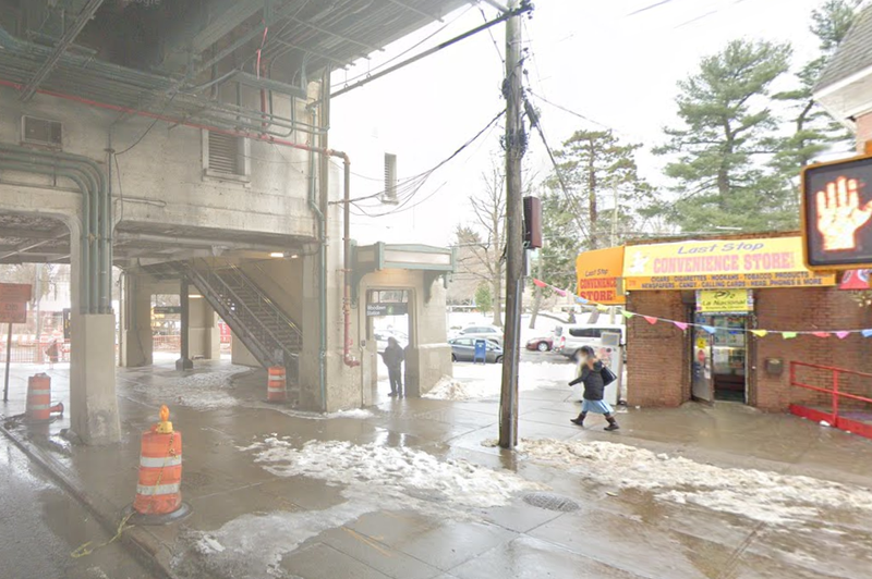 The area of Jerome Avenue where a 45-year-old man was fatally shot on Saturday, according to police.