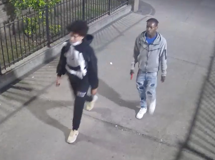Two of the three suspects in the robbery