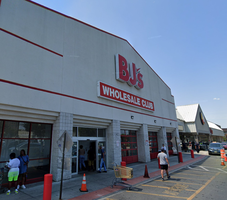 The BJ's parking lot where a 34-year-old man was fatally shot in 2021.