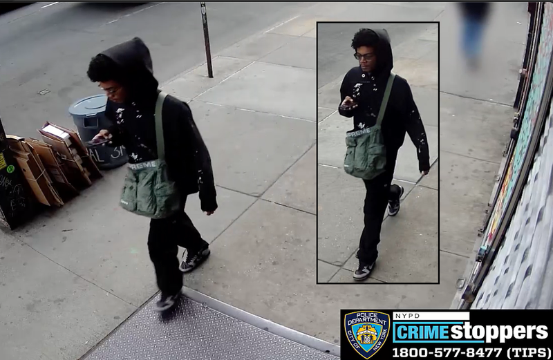 Police are searching for a suspect in the April 10 attempted robbery in SoHo