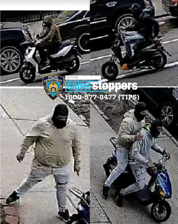 Police circulated security camera images of the suspects.