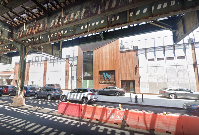 Cleaning chemicals were combined in the basement of the luxury World Spa, leading to the hazmat situation