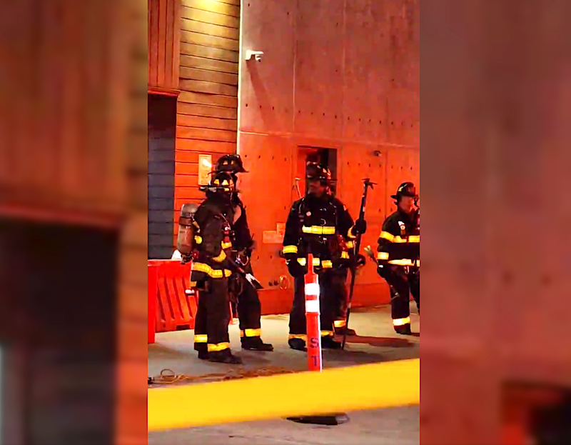 FDNY members followed an odor to the basement, where a hazmat situation was unfolding