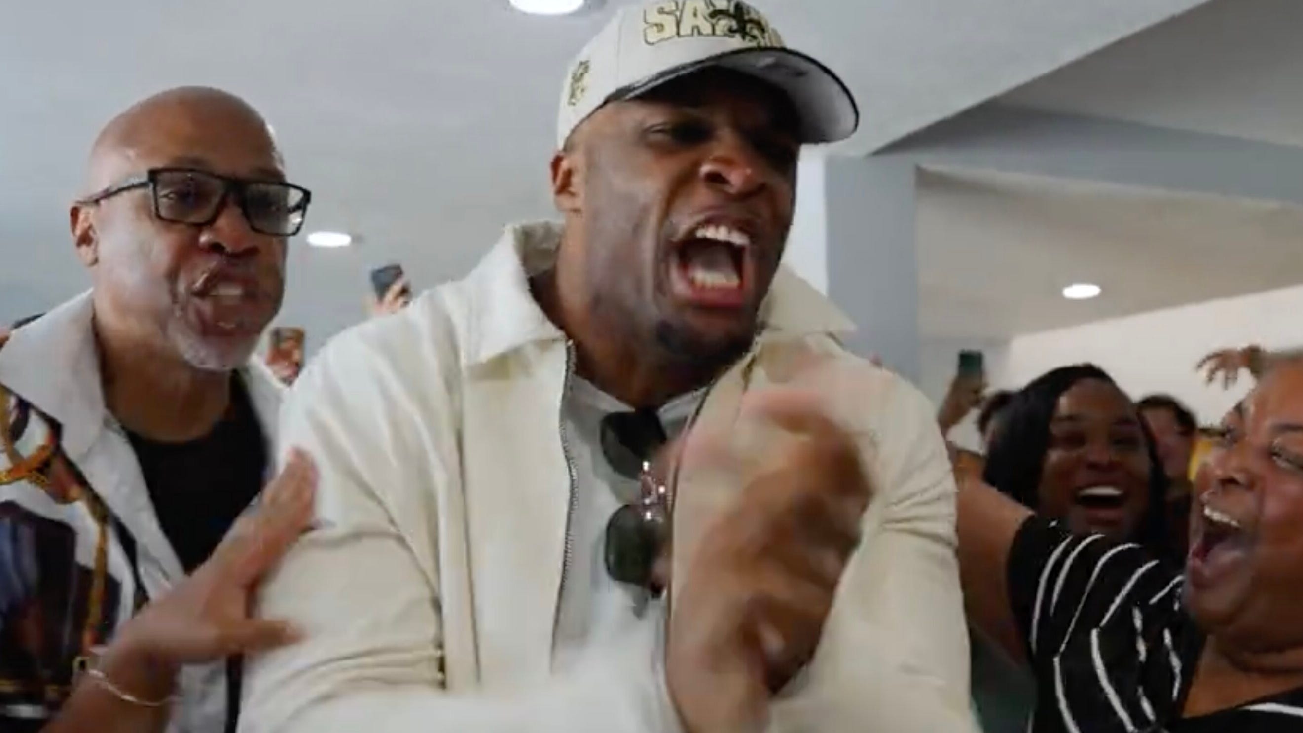 Watch: Isaiah Foskey intense, emotional as he's picked by Saints in NFL draft