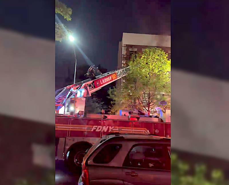 There were three victims in the fire at 587 Gates Ave. in Bedford-Stuyvesant.