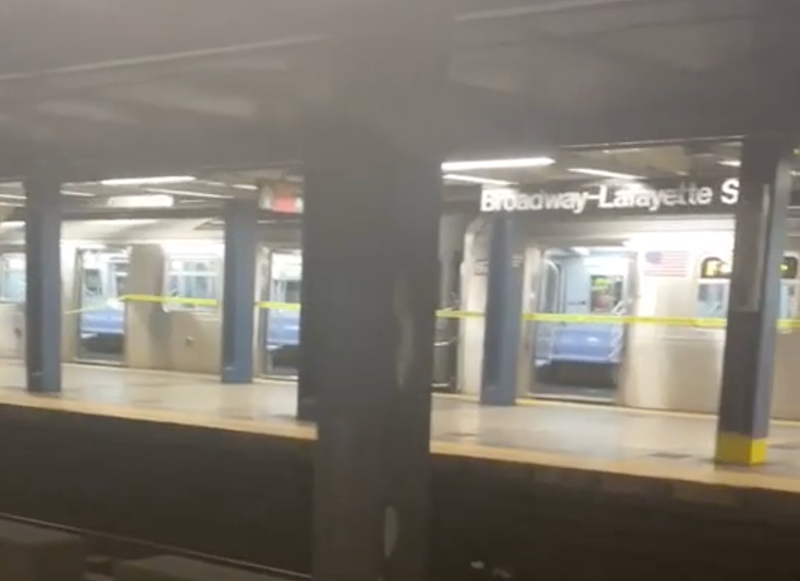 A 30-year-old man was pronounced dead at the Broadway-Lafayette Street/Bleecker Street station after being placed in a headlock Monday.