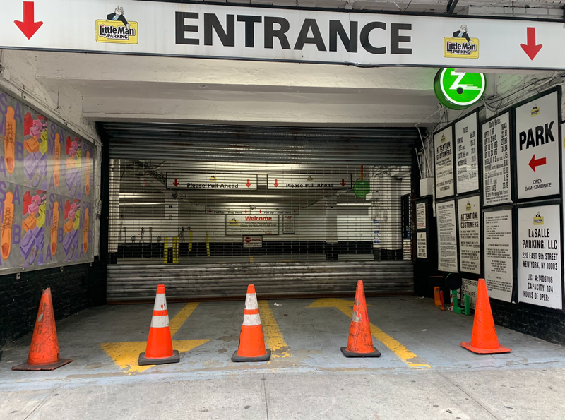 The Department of Buildings closed an East Village garage on 9th Street owned by the same company that owned the Ann Street garage that collapsed last month.