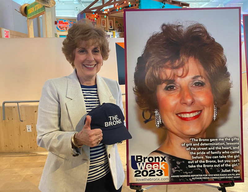 Legendary 1010 WINS reporter Juliet Papa will be inducted in the Bronx Hall of Fame.