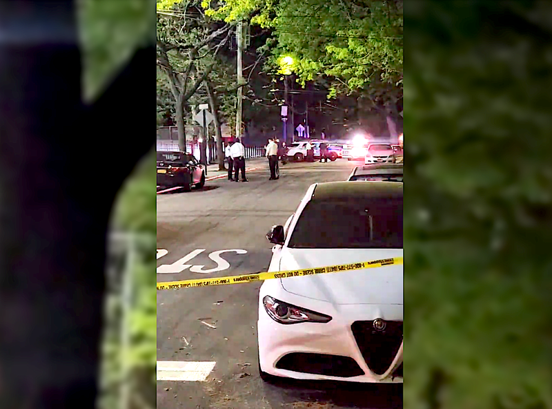 There was a heavy police presence at the scene Wednesday night as investigators combed for evidence