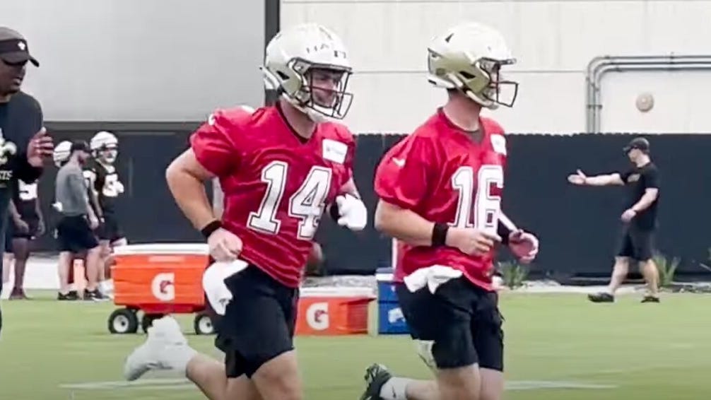 See highlights: Saints 7 draft picks, UDFAs take the field at 2023 rookie minicamp