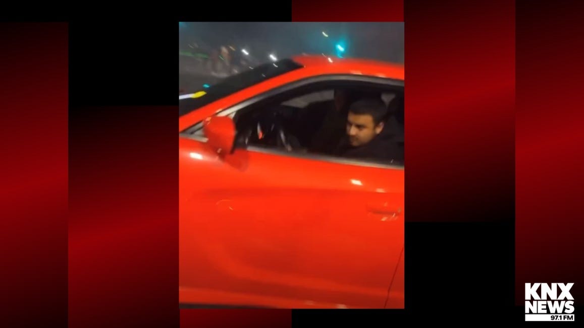 VIDEO: Man wanted for driving stolen car at street takeover