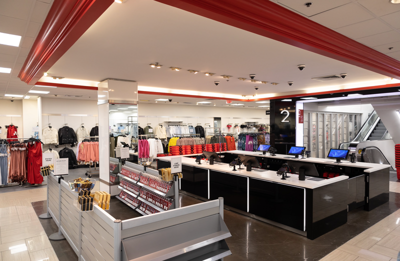 Inside the Century 21 NYC store
