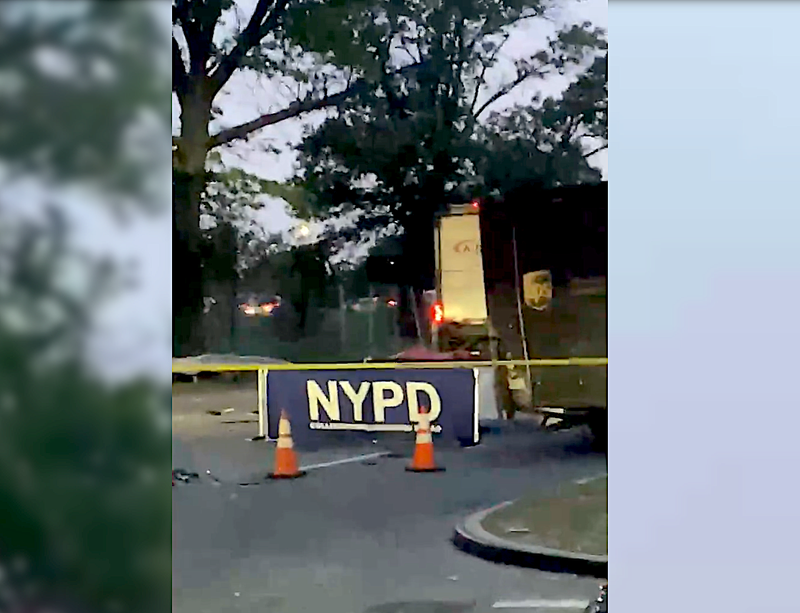 Police investigated at the scene into Wednesday night