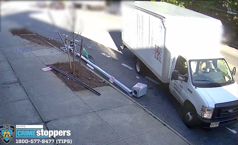The box truck they were driving appears to have New Jersey plates