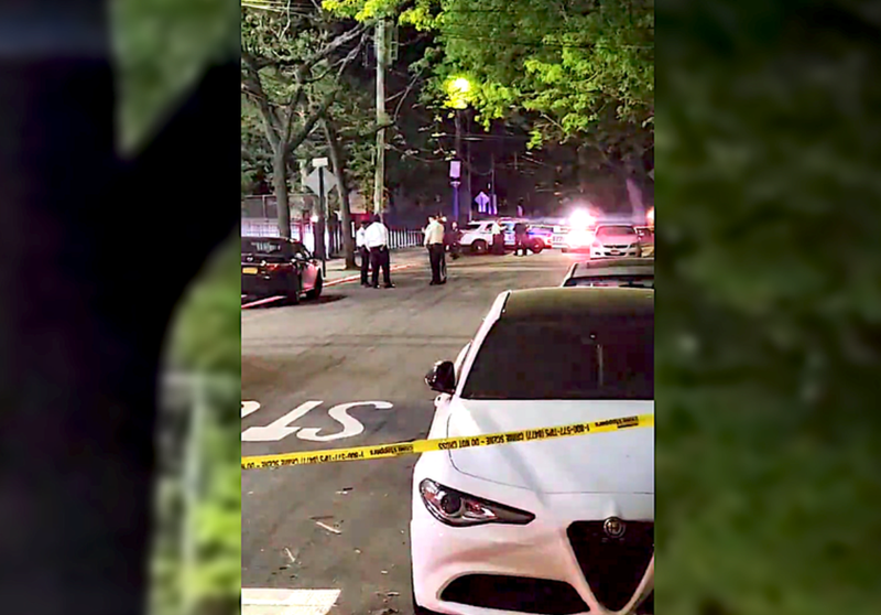 There was a heavy police presence at the scene Wednesday night as investigators combed for evidence.