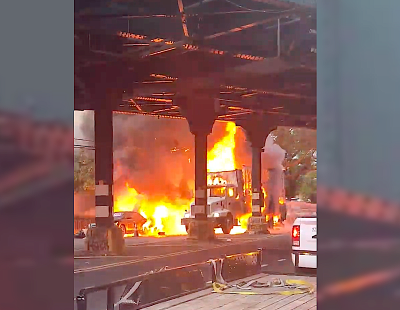 The FDNY is investigating what caused the truck to explode