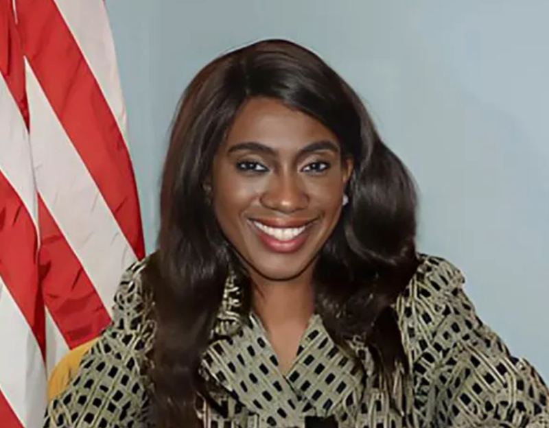 Councilwoman Eunice Dwumfour. 
