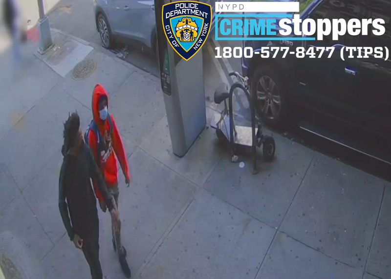 The NYPD said the suspects engaged the male victim in a dispute before one of them opened fire