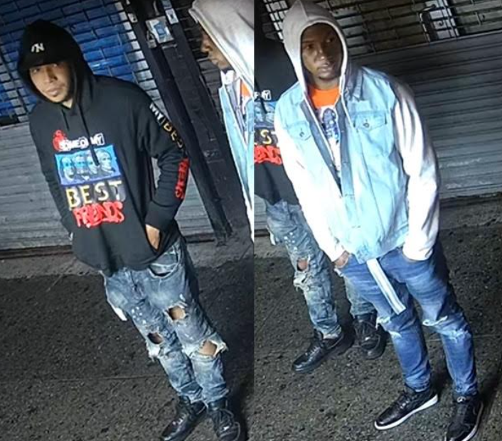 Security cameras captured images of the suspects.
