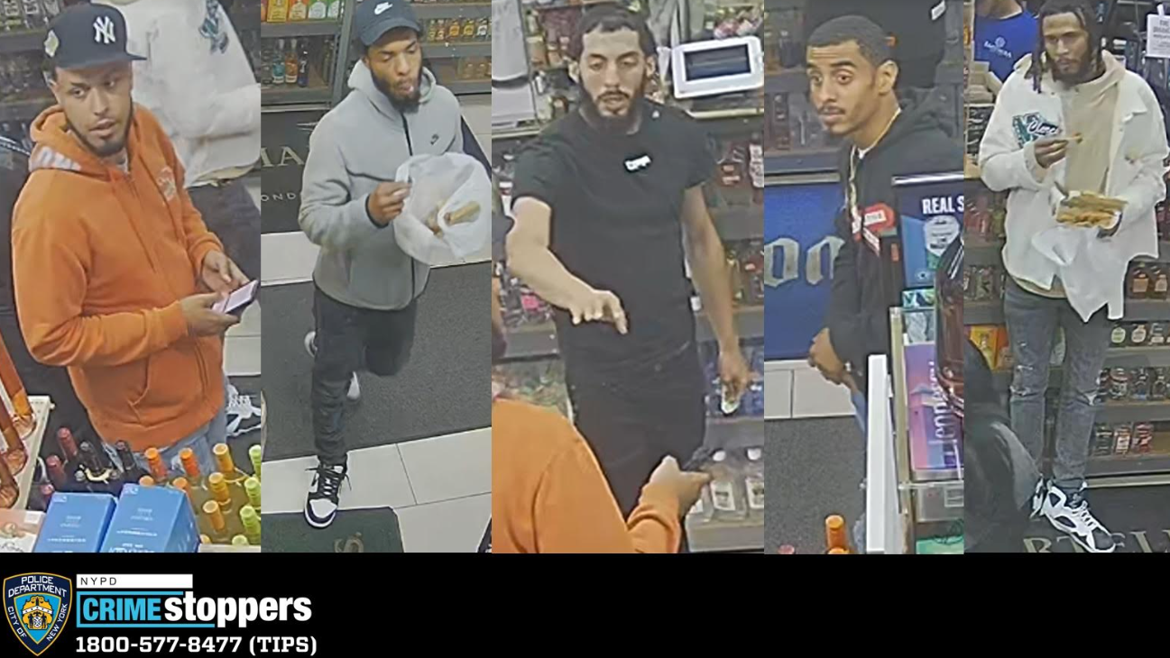 Cops searching for group that beat, robbed man outside Bronx liquor store