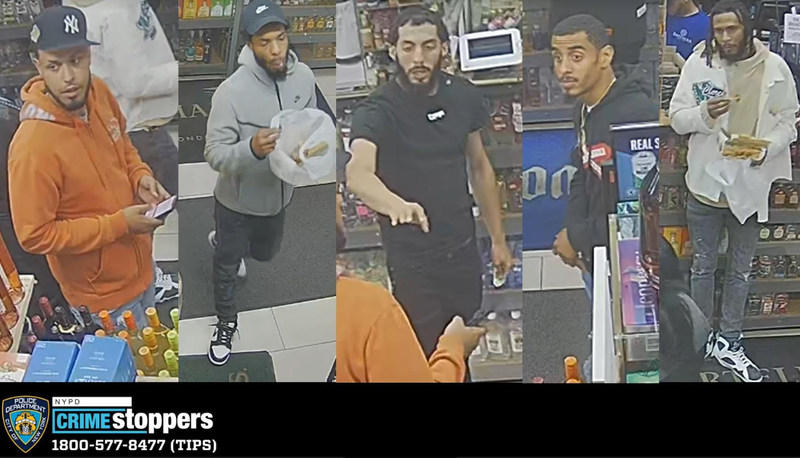 Security cameras inside the liquor store captured images of the suspects before the robbery.
