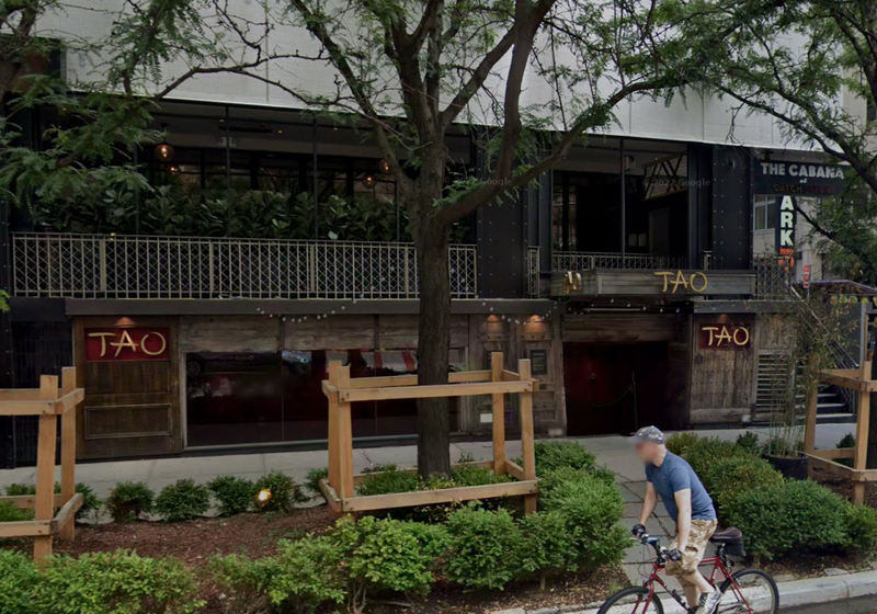 Two people robbed a man of his watch and chain in front of TAO Downtown in Chelsea Saturday.