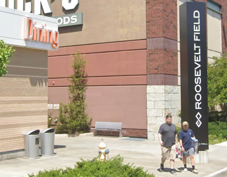 Roosevelt Field Mall, where a woman was slashed in the face Monday.