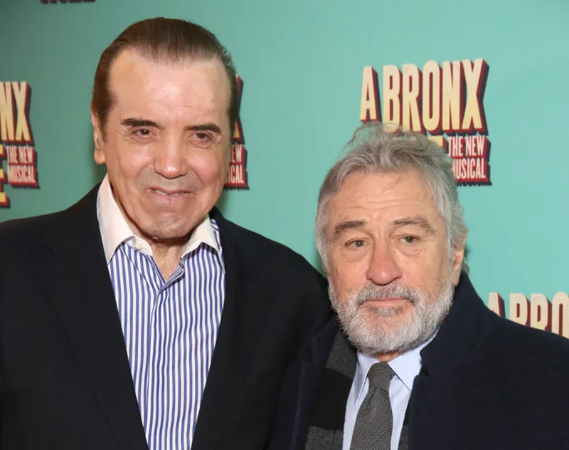 Chazz Palminteri and Robert De Niro attend the Broadway Opening Night Perfomance of 'A Bronx Tale' at The Longacre on December 1, 2016 in New York City.