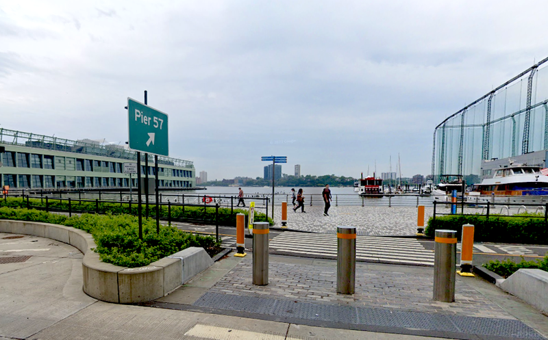 A man was pulled from the water off Pier 57 on Sunday night