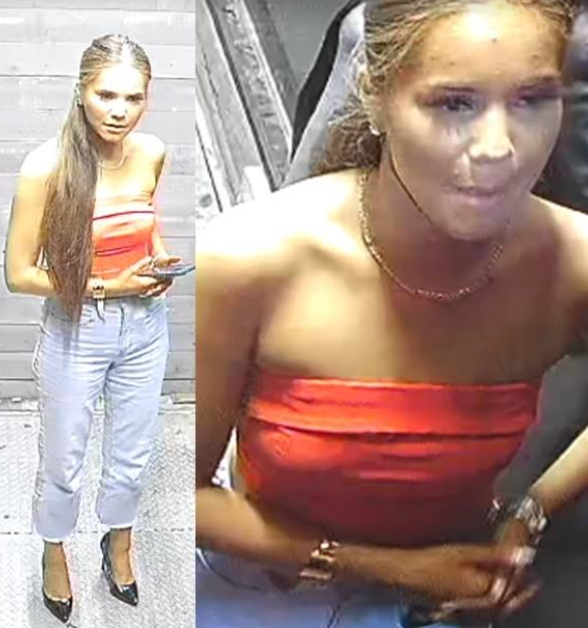 Security cameras captured images of the alleged attacker.