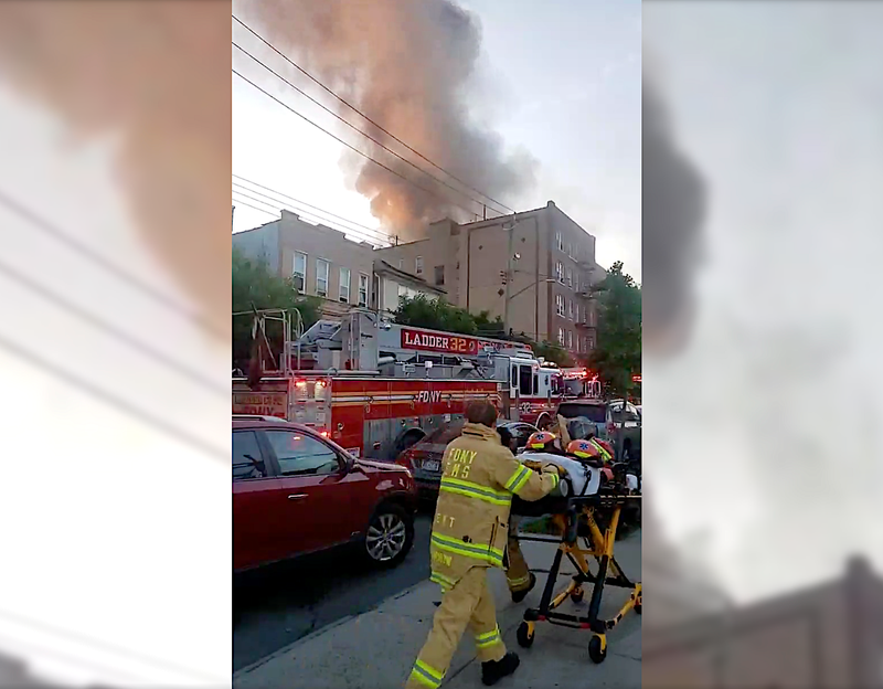 Two people were killed in a Bronx apartment fire early Wednesday, authorities said.