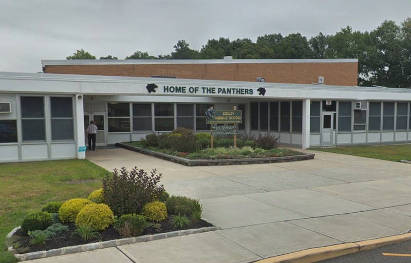 The worker is expected to make a full recovery after being struck by lightning at Iselin Middle School on Wednesday.