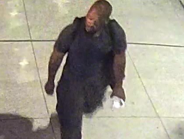 Security cameras captured images of the suspect.