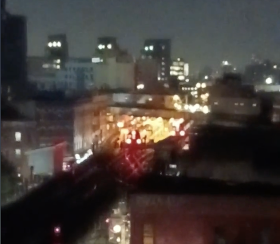 A man was stabbed aboard northbound J train at the Myrtle Avenue-Broadway station early Sunday.