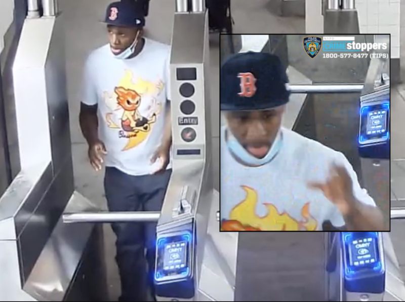 Police released security camera images of the suspect.