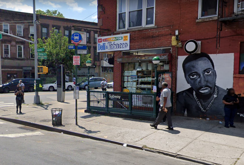 The victim was shoved at the Rockaway Avenue A/C station in Bedford–Stuyvesant around 6 a.m. Wednesday